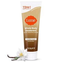 Lume Whole Body Deodorant - Invisible Cream Tube - 72 Hour Odor Control - Doctor Developed - Aluminum Free.