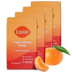 Lume Triple Milled Bar Soap - Rich Moisture & Gentle Cleansing - Paraben Free.